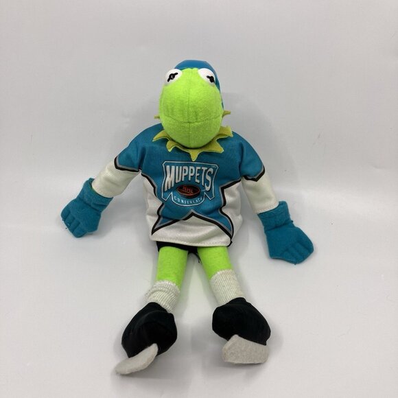 Vintage Muppets Plush Kermit Frog NHL Hockey Promo McDonalds 1995 Jim Henson's - Picture 1 of 9